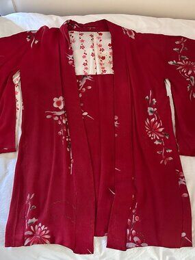 red kimono